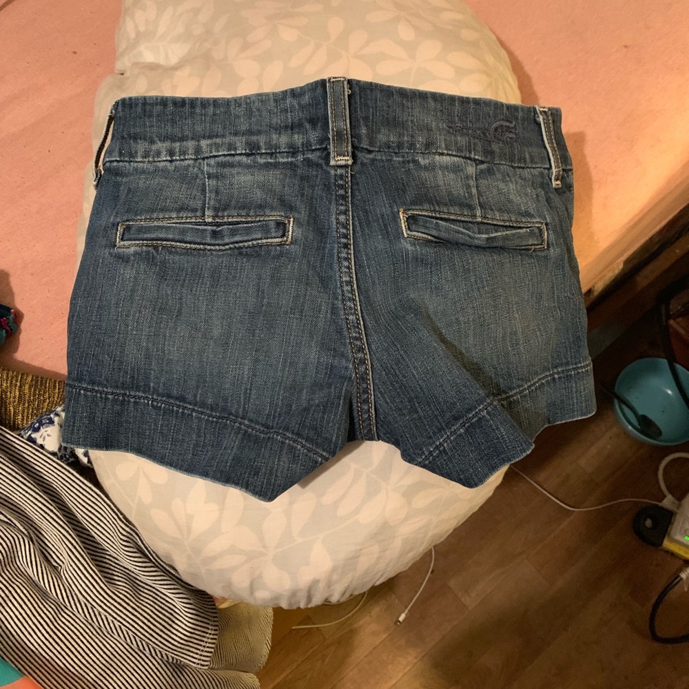 American Eagle denim shorts.